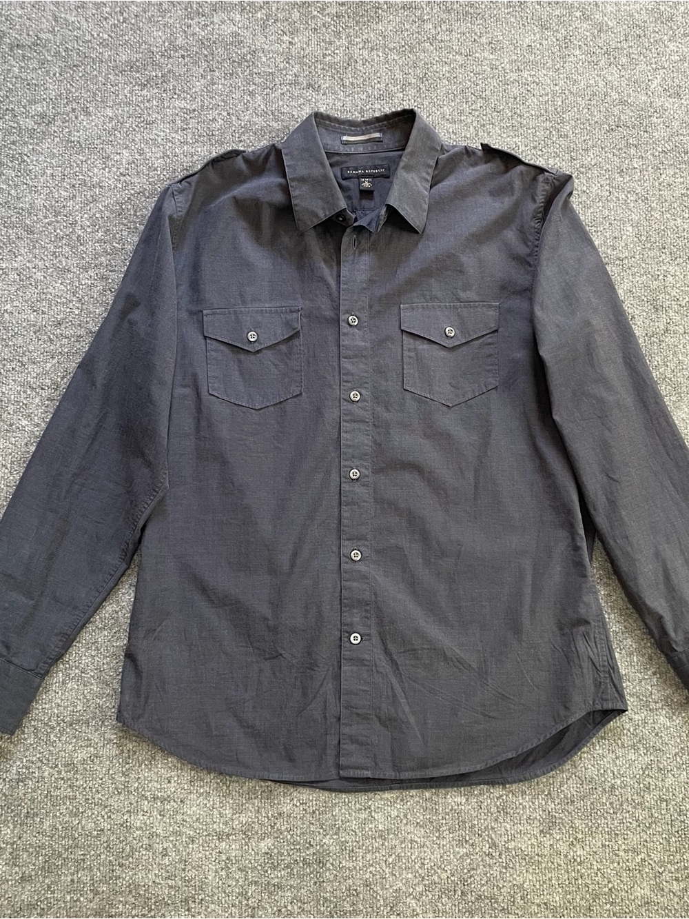 Chambray Navy Men’s Button Down